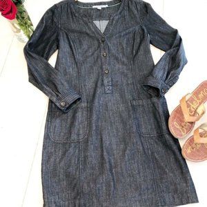 BODEN Dark Wash Jean Dress 8R